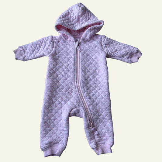 Anko pink quilted onesie size 000