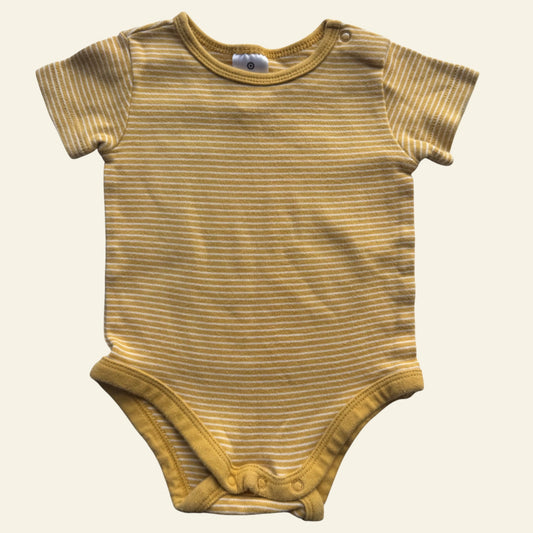 Target yellow and white stripe bodysuit size 00