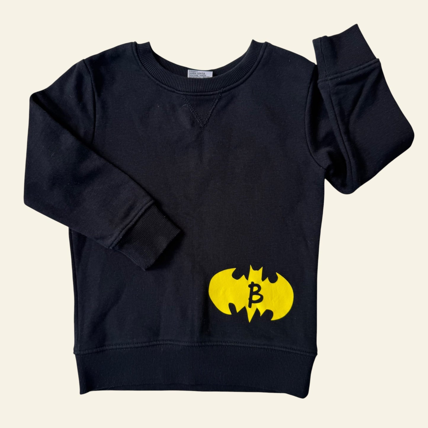 Favourites black Batman jumper size 3