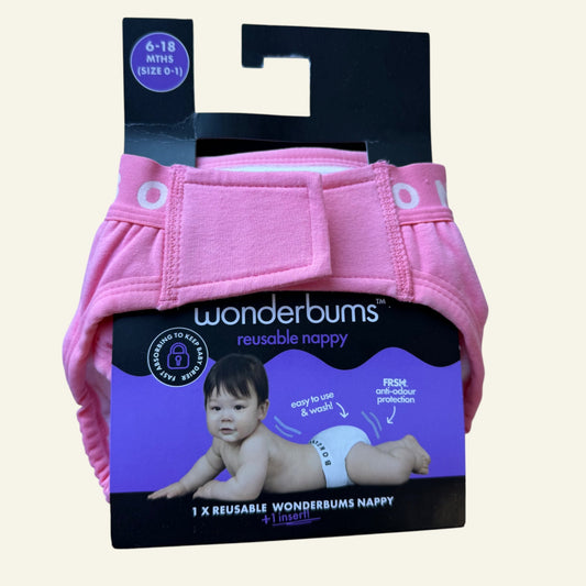 Bonds pink wonderbums reusable nappy (BNWT)