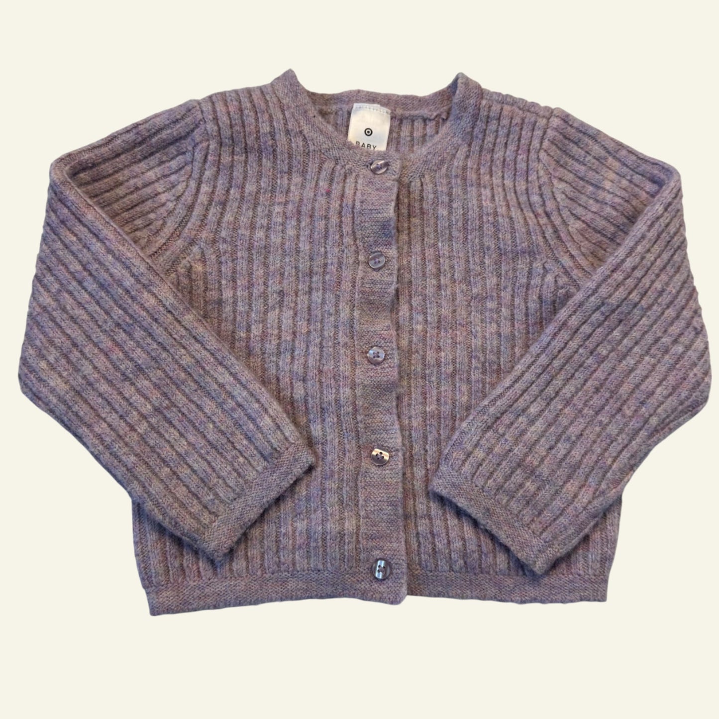 Target purple knit cardigan size 2