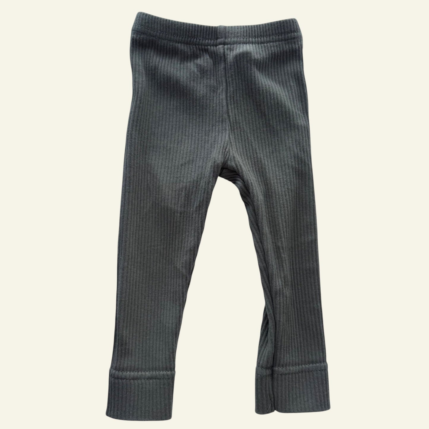 Jamie Kay green ribbed leggings size 000