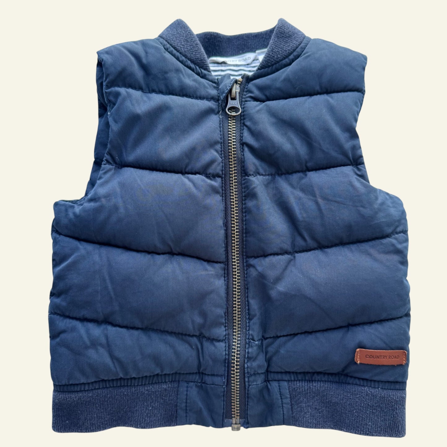 Country Road navy puffer vest size 0