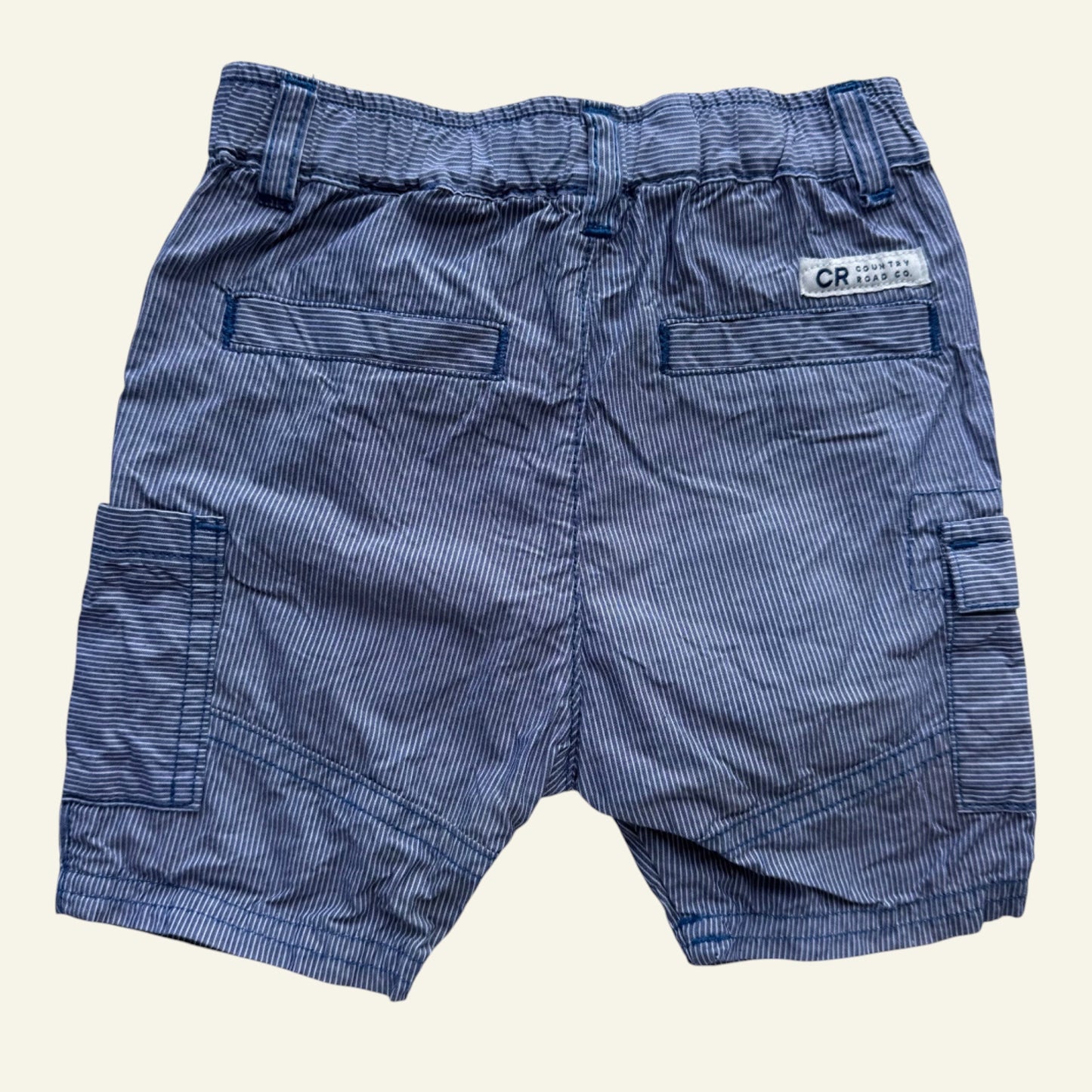 Country Road blue stripe shorts size 0