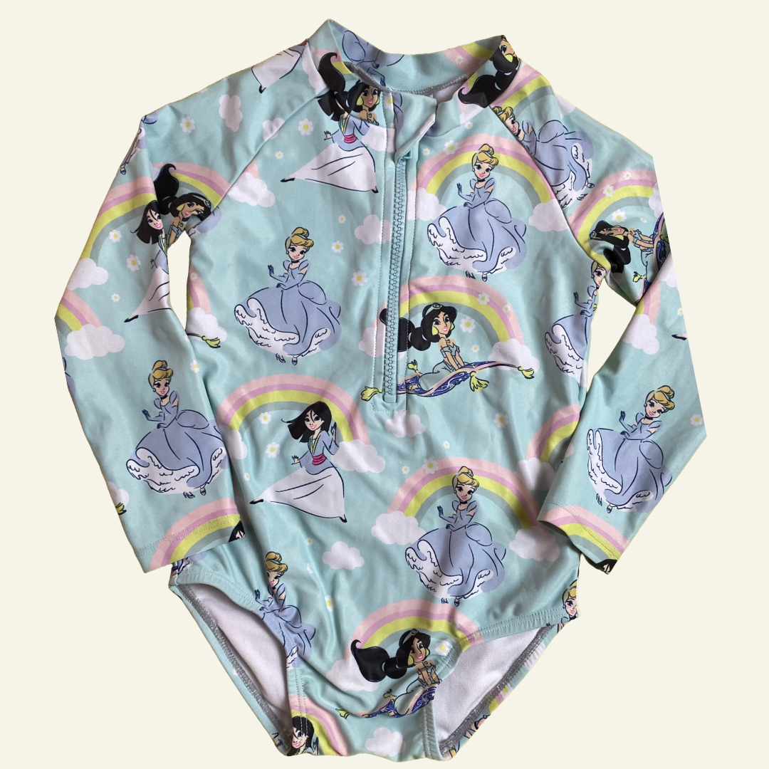 Disney green Princess bathers size 2