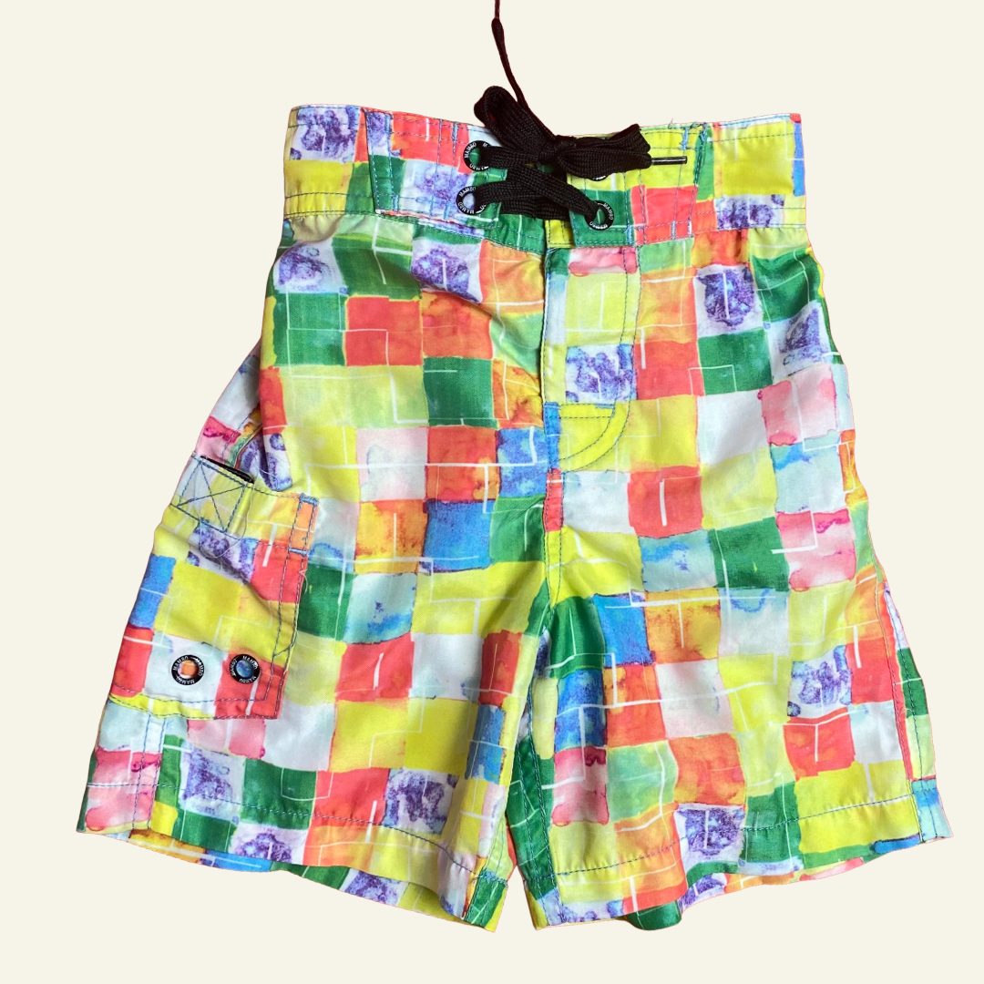 Mambo colourblock board shorts size 3