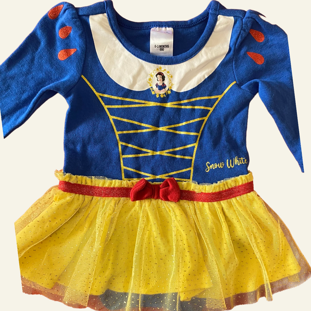 Disney Snow White bodysuit dress size 000
