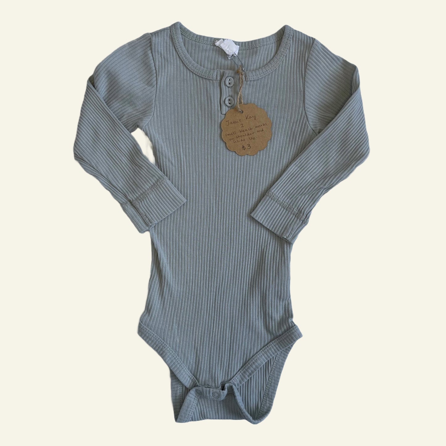 Jamie Kay sage green bodysuit size 2 - perfectly imperfect