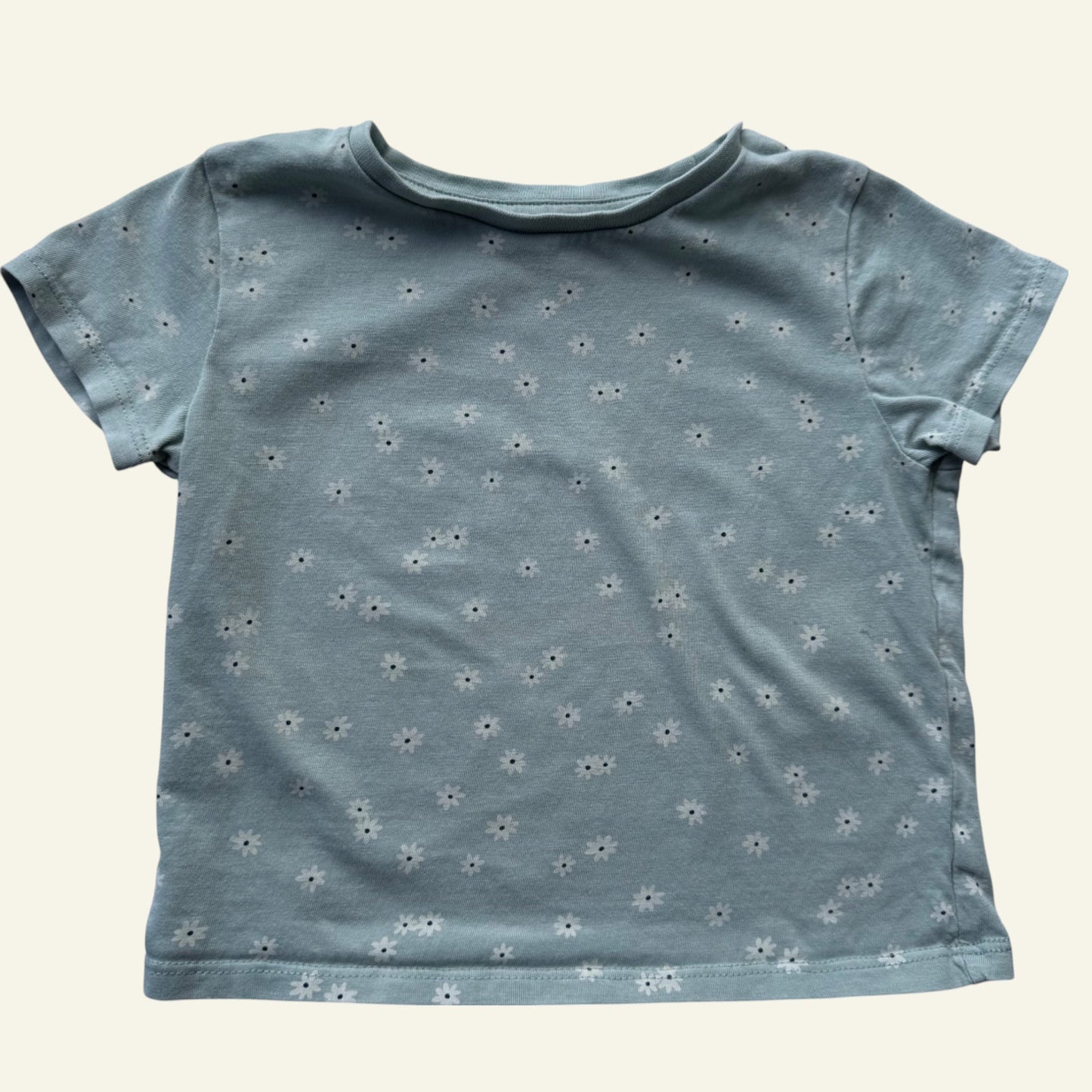 Target green floral tshirt size 2 (Perfectly Imperfect)