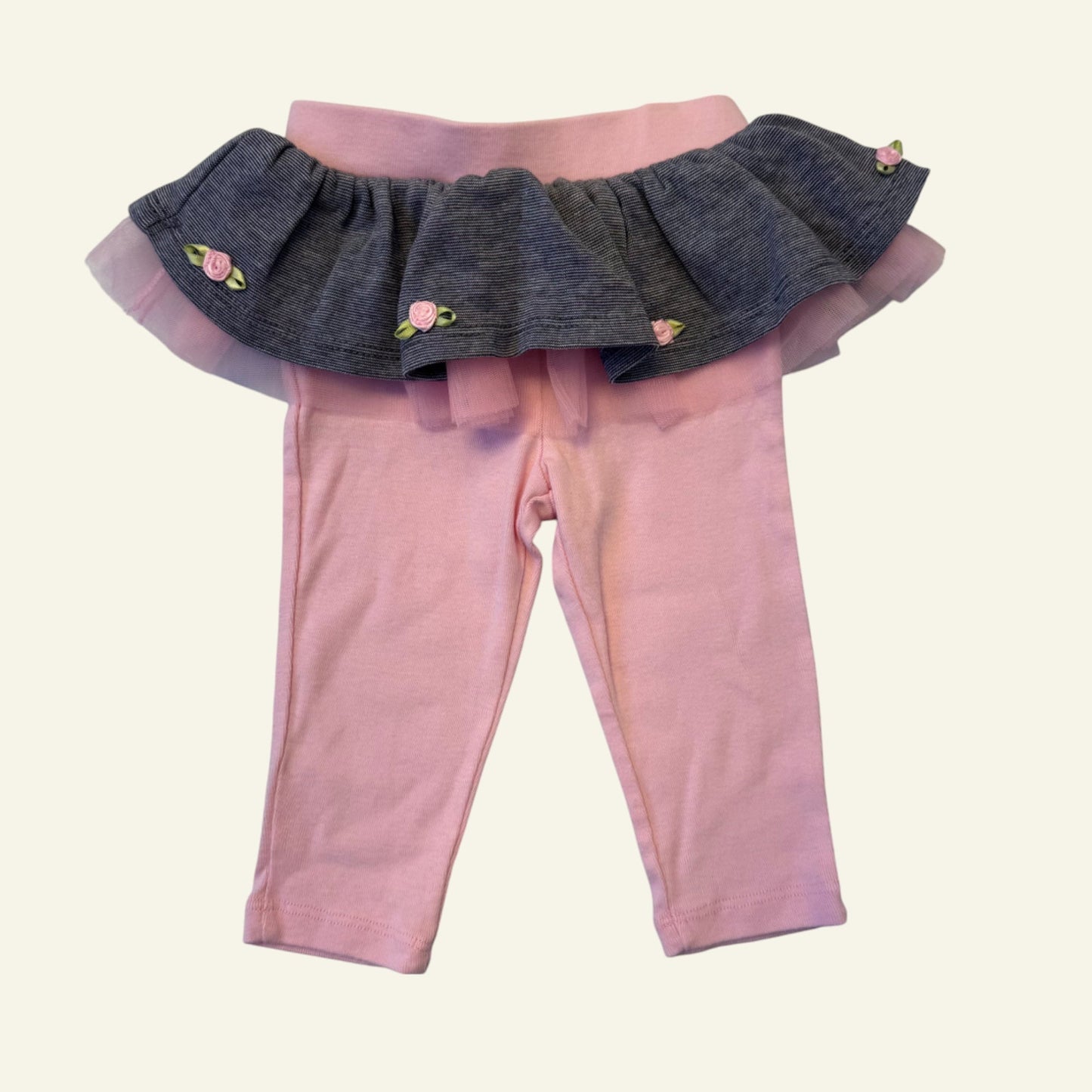 Guess pink tutu leggings size 6-9 months