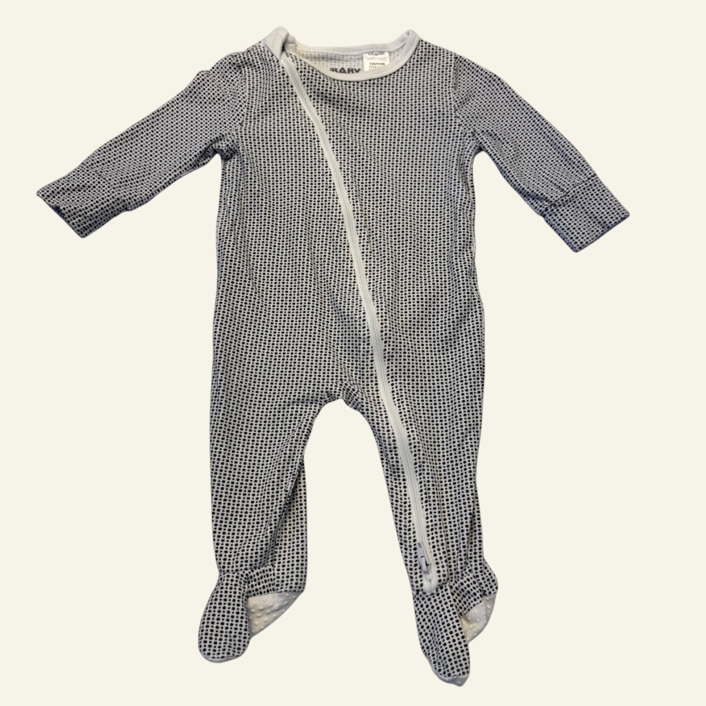 Cotton on Baby white spot onesie size 00