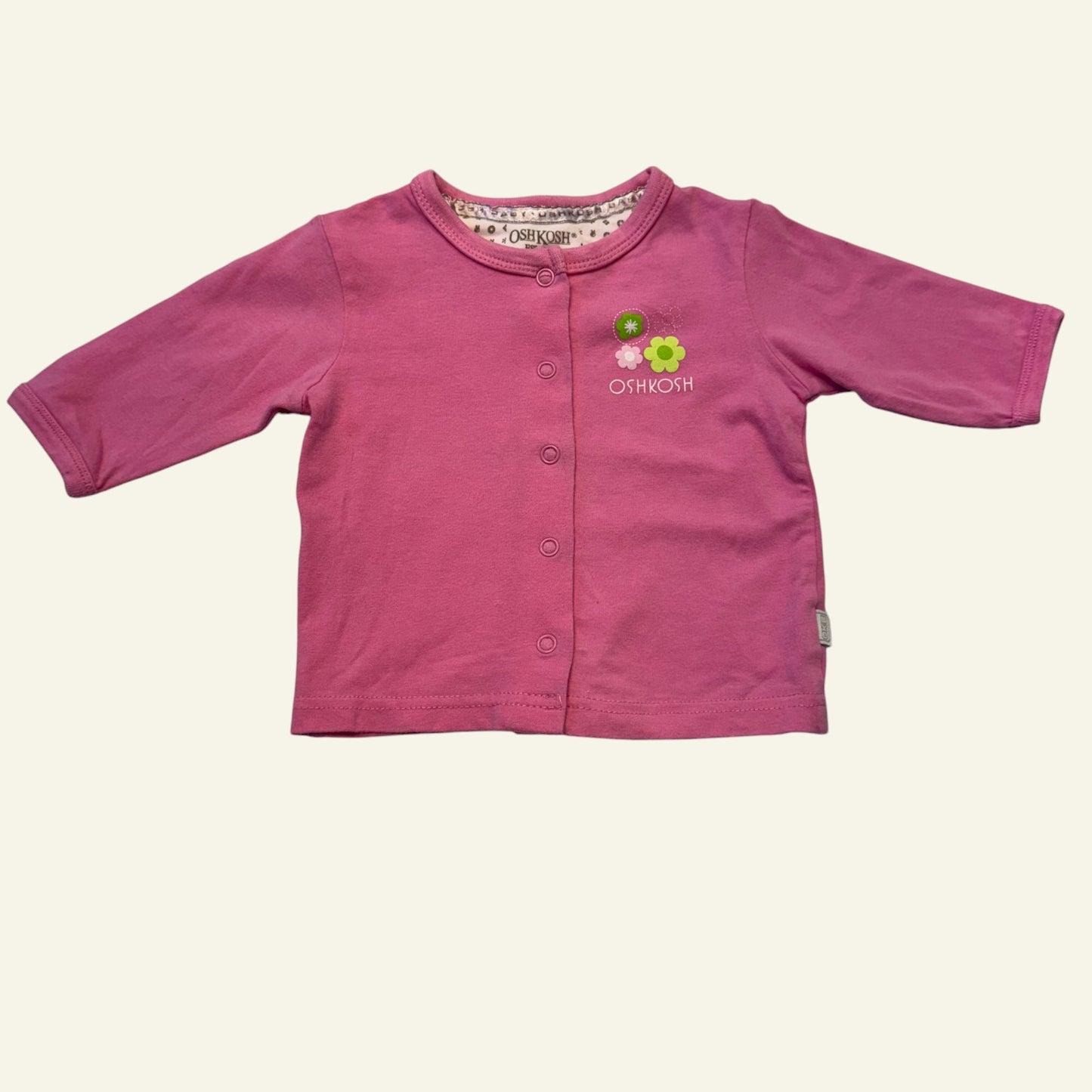 Oshkosh pink cardigan size 000