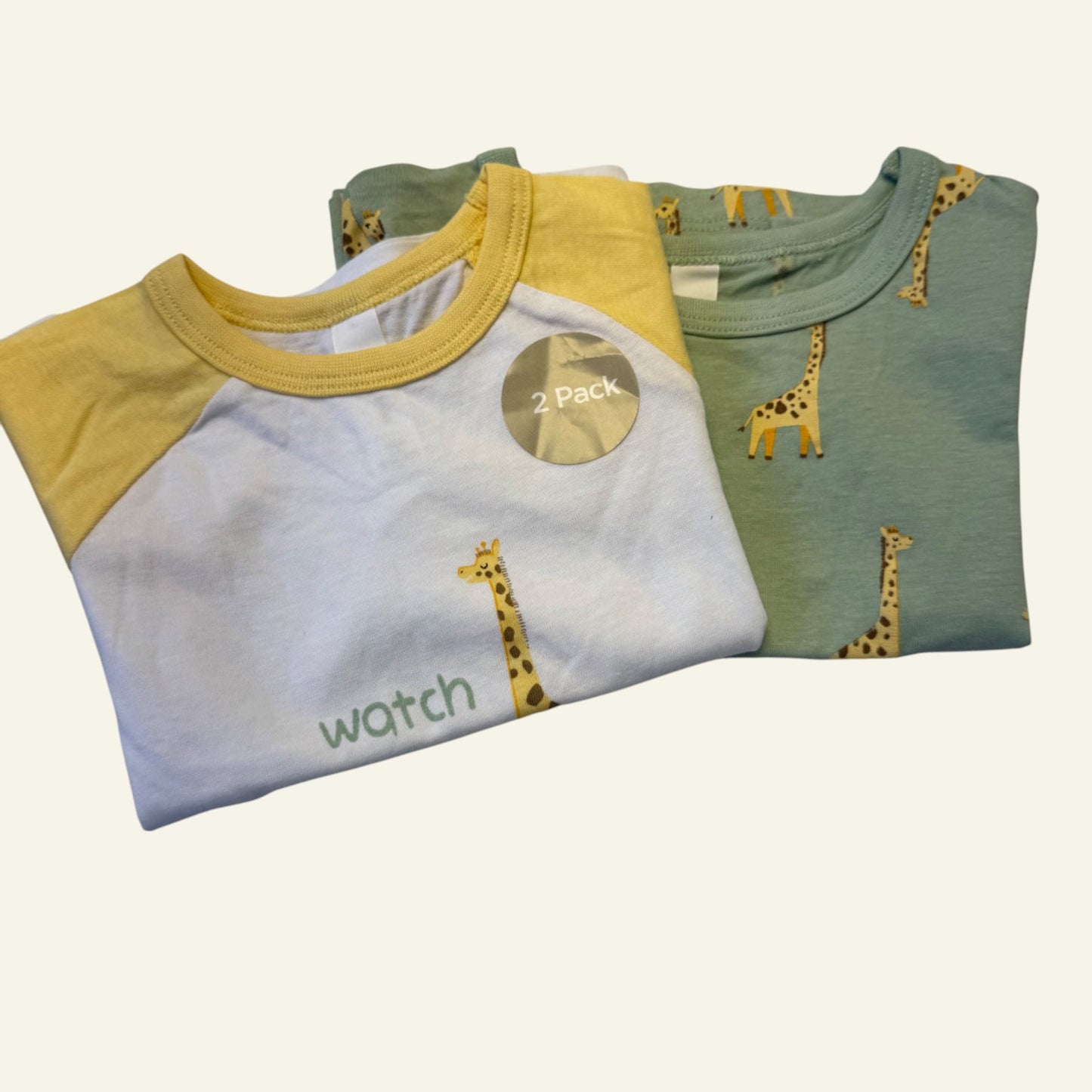 Dymples giraffe tops - 2 pack size 00