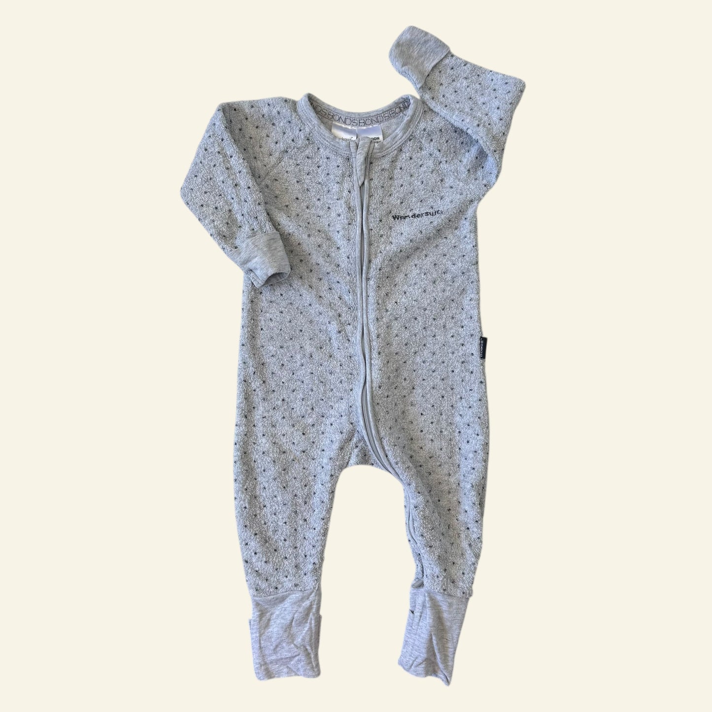 Bonds grey poodlette wondersuit size 00 (Perfectly Imperfect)