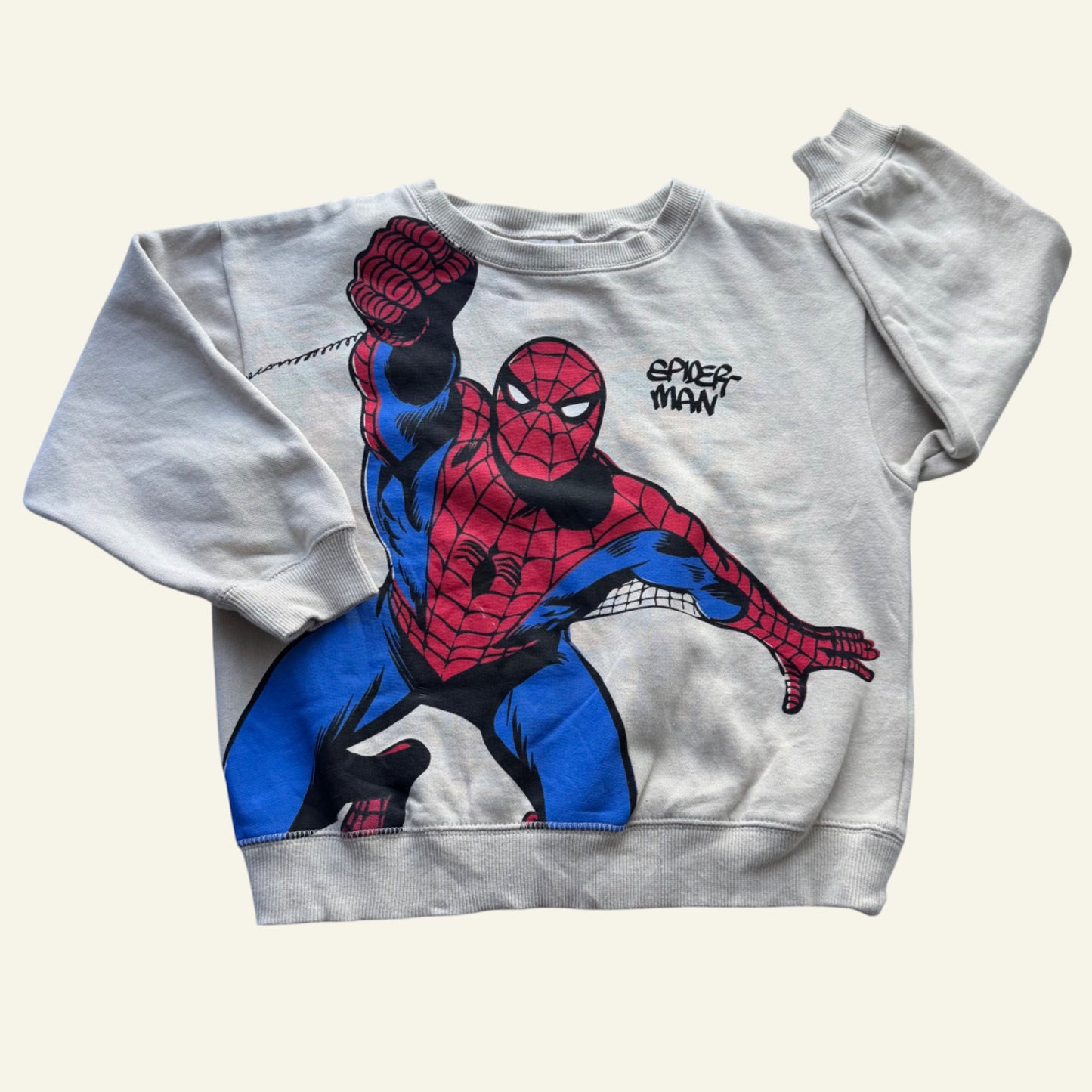 Cotton On Spiderman pullover size 7