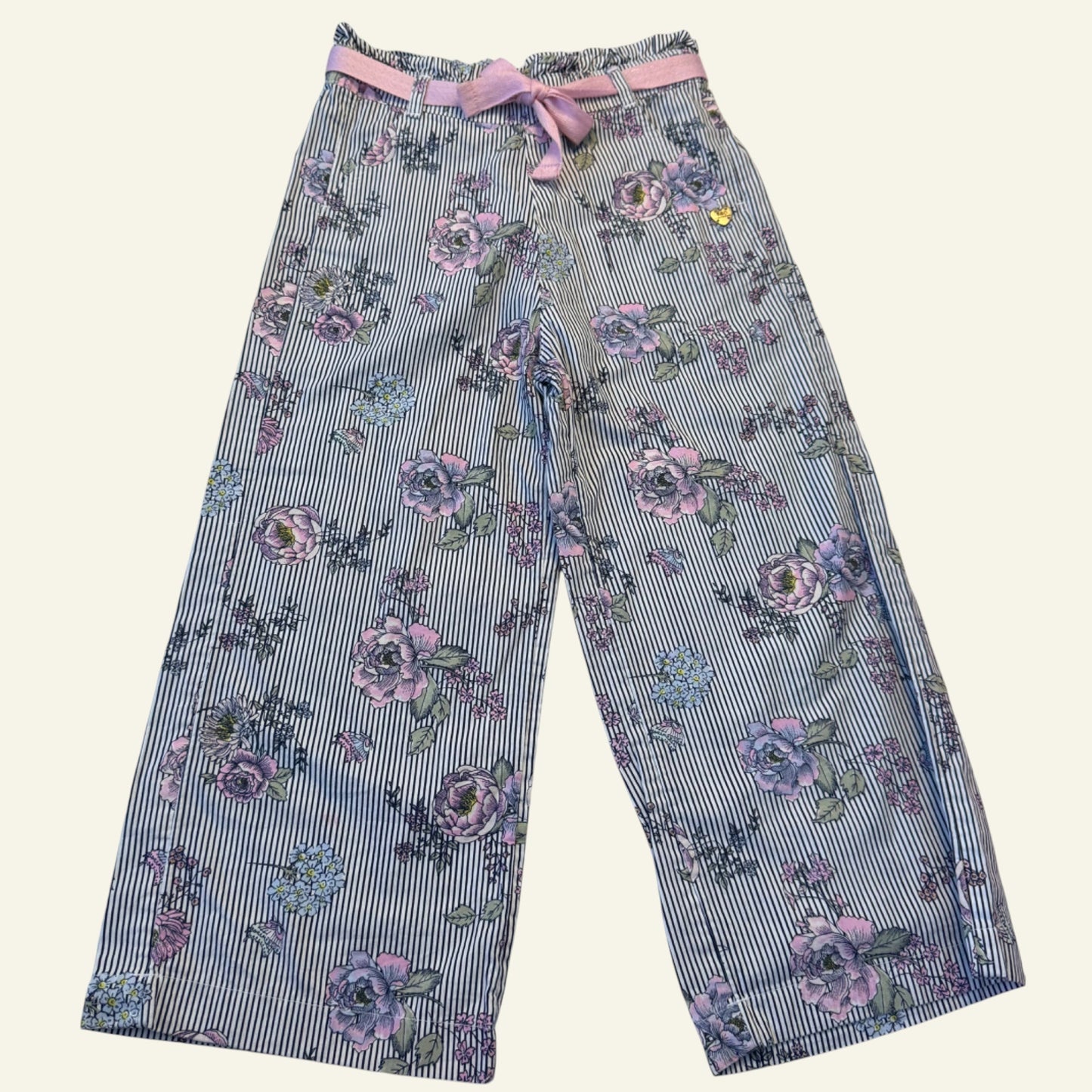 Tutus & Tambourines blue stripe pants size 5