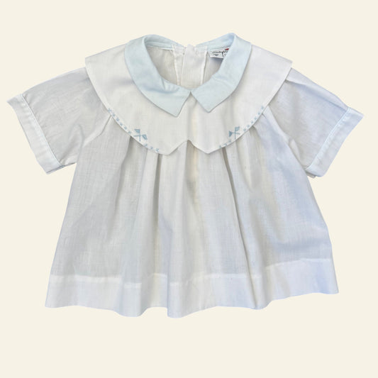 Vintage Ladybird white collared top size 0