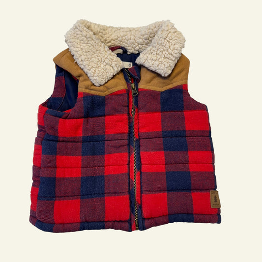 Target sherpa red vest size 3-6m