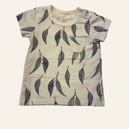 Wilson & Frenchy white leaf top size 3-6m