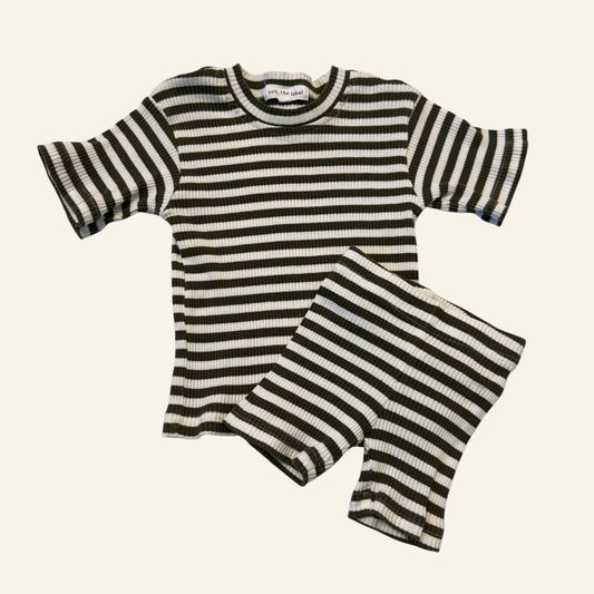 Soll the Label khaki stripe set size 00