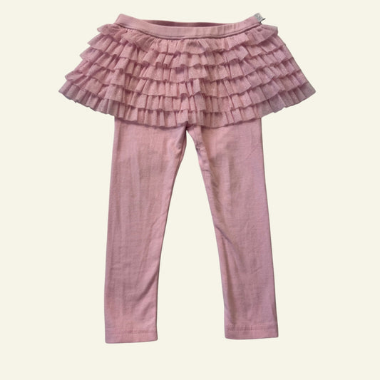 Milky pink tulle leggings size 1