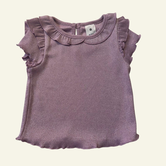 Target pink sparkle top size 1