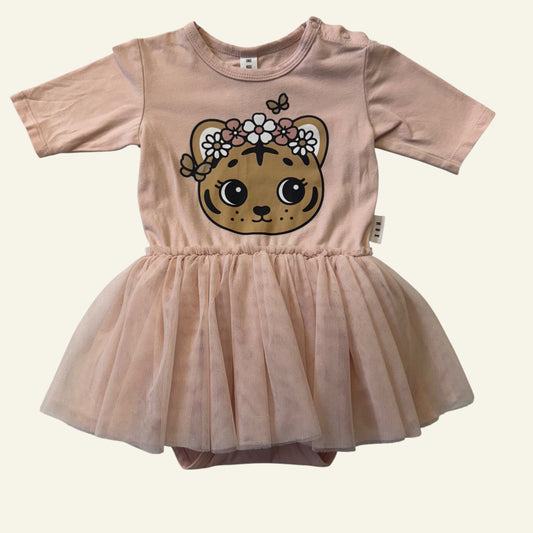 Hux baby pink tulle dress size 1