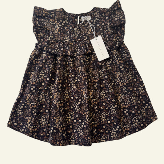 Jamie Kay brown floral Isla dress size 1 (BNWT)