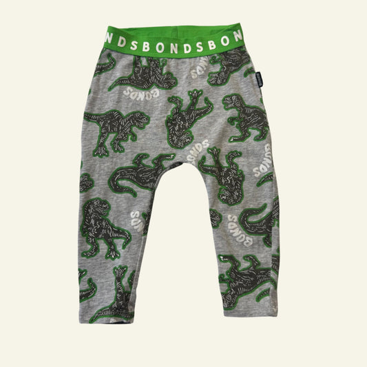 Bonds green Dino leggings size 0