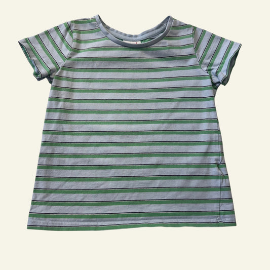 Seed blue and green stripe t-shirt size 4