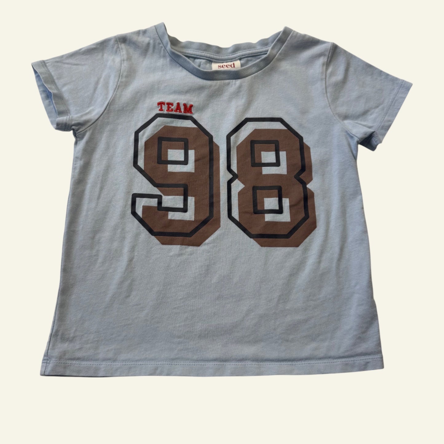 Seed blue team 98 t-shirt size 4