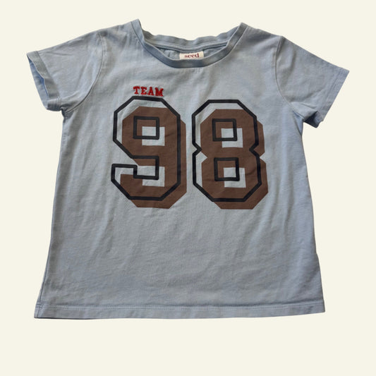 Seed blue team 98 t-shirt size 4