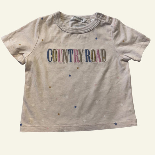 Country Road star heritage t-shirt size 000