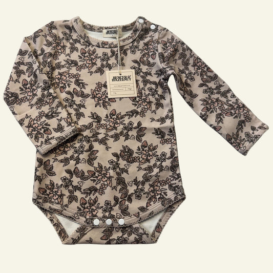 Bencer and Hazelnut floral bodysuit size 1