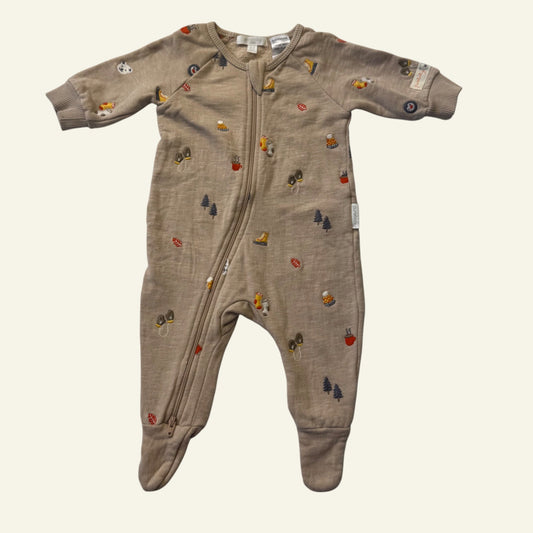 Purebaby embroidered onesie size 000