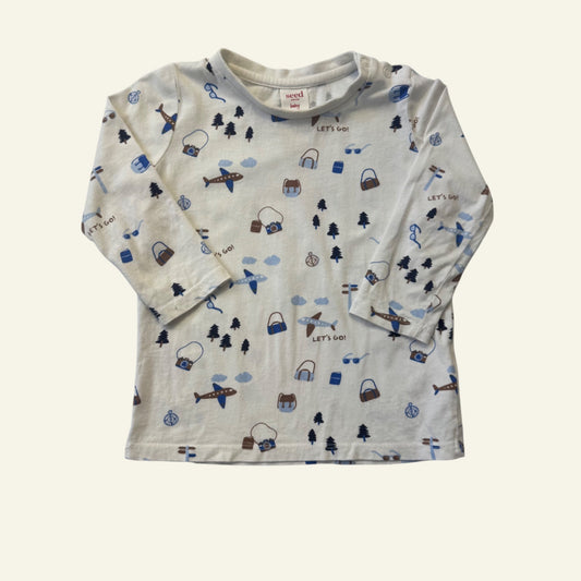 Seed explorer long sleeve top size 1
