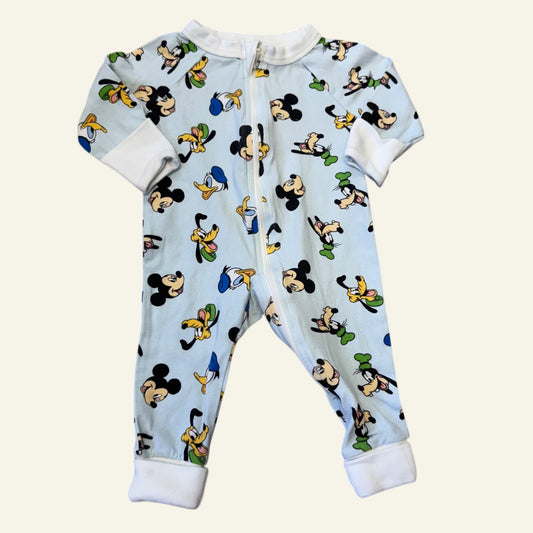 Micky Mouse blue onesie size 00