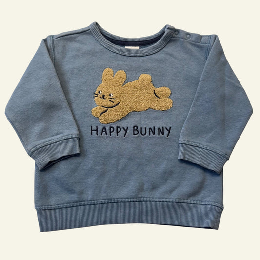 Target blue happy bunny jumper size 1