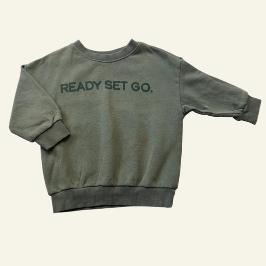 Target green ready set go jumper size 1
