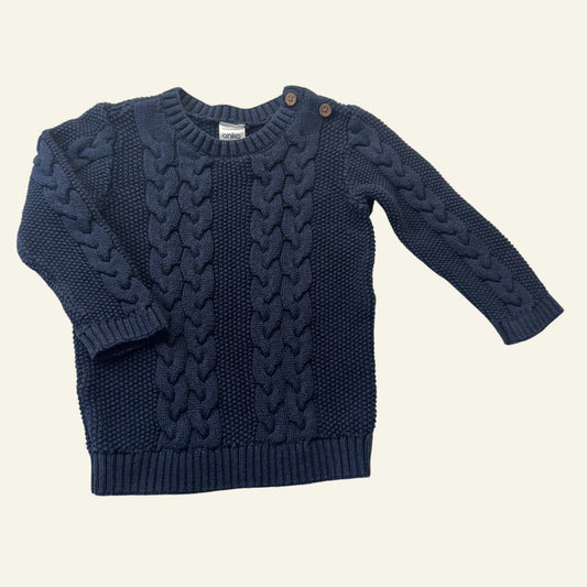 Anko navy blue knit size 1