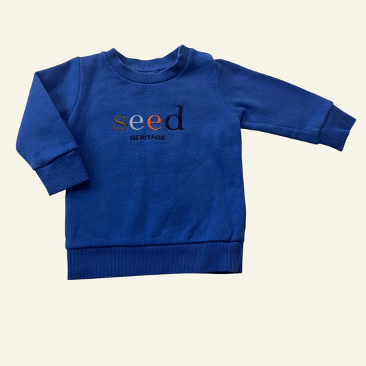 Seed blue heritage jumper size 00