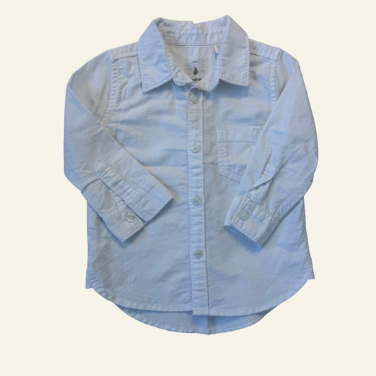 Country Road white button up size 12-18 months