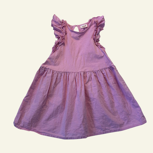 Seed pink frill sleeve dress size 3 - Perfectly Imperfect