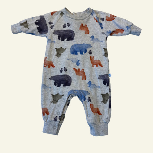 Marquise grey animal onesie size 000