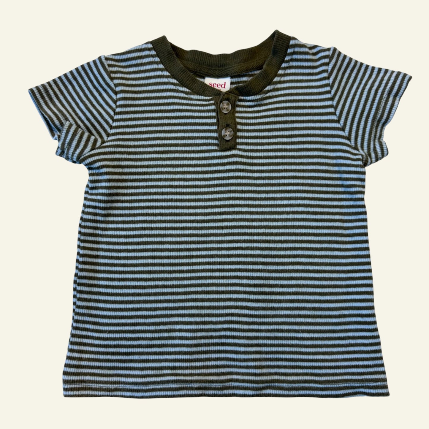 Seed green stripe tshirt size 1