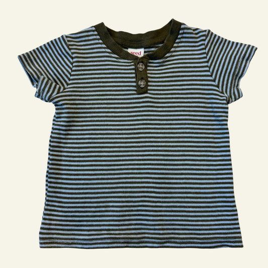 Seed green stripe tshirt size 1