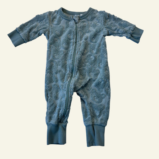 Hux blue bear onesie size 000