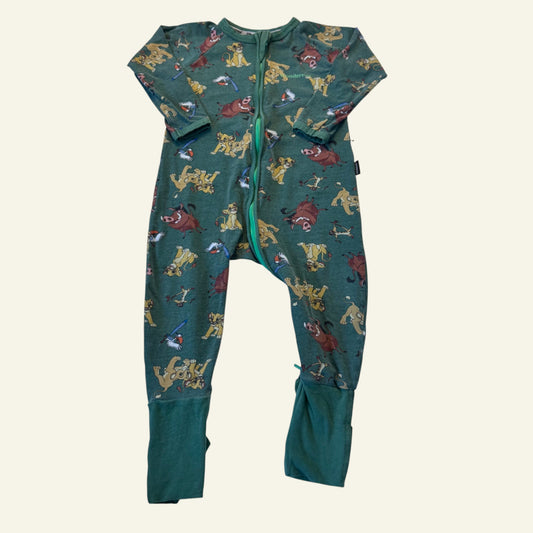 Bonds khaki Lion King wondersuit size 1