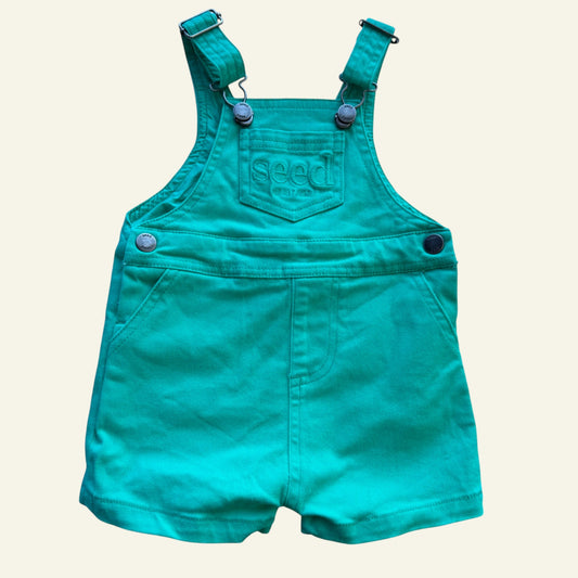 Seed green denim shortalls size 000