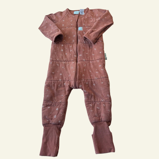 Ergopouch rust sleep suit size 1-2 3.5 tog
